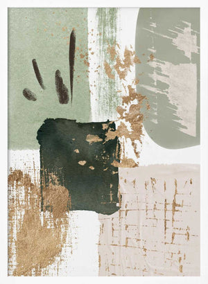 Tablou înramat „Green of Curiosity-2” de Sally Ann Moss