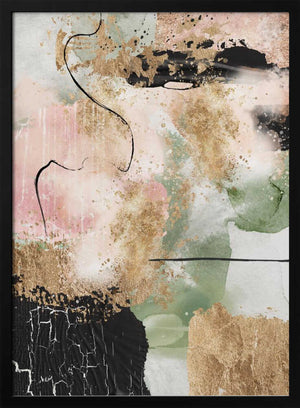 Tablou înramat „Chaos in Bloom-1” de Sally Ann Moss