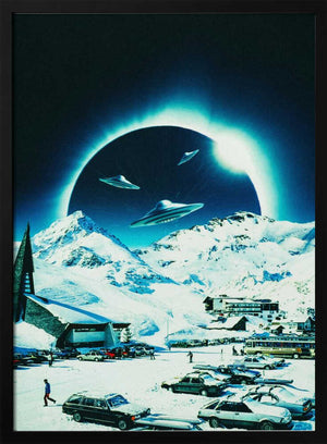 Tablou înramat „Winter Eclipse” de Taudalpoi
