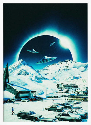Tablou înramat „Winter Eclipse” de Taudalpoi