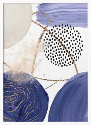 Tablou înramat „Circle of Colour-1” de Sally Ann Moss