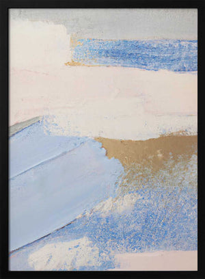 Tablou înramat „Brush Strokes Abstract Painting” de Melloi Art Prints