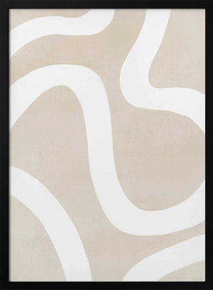 Tablou înramat „Squiggly Abstract Art” de Melloi Art Prints