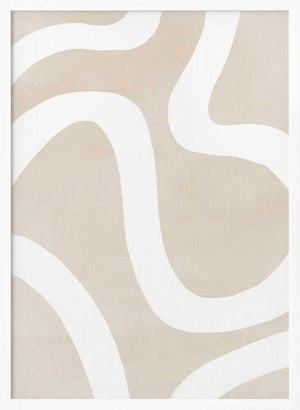 Tablou înramat „Squiggly Abstract Art” de Melloi Art Prints