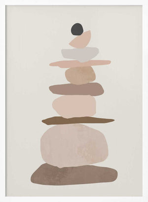 Tablou înramat „Rock balancing Art” de Melloi Art Prints