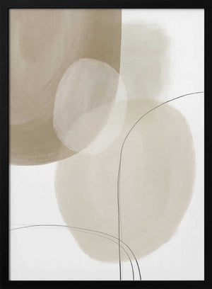 Tablou înramat „Abstract Earth Tones” de Melloi Art Prints