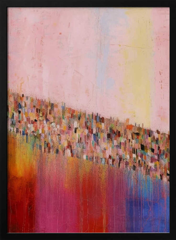 Tablou înramat „Colorful Cascade” de Treechild