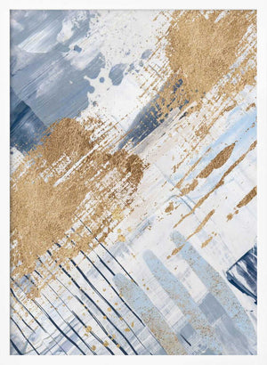 Tablou înramat „Serenity in Blue-1” de Sally Ann Moss