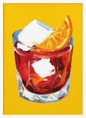 Tablou înramat „Negroni On Sunshine” de Alice Straker