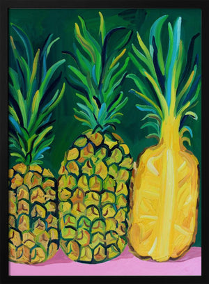 Tablou înramat „Pineapples” de Alice Straker