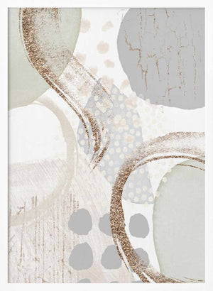 Tablou înramat „Smooth Neutral 2” de Sally Ann Moss