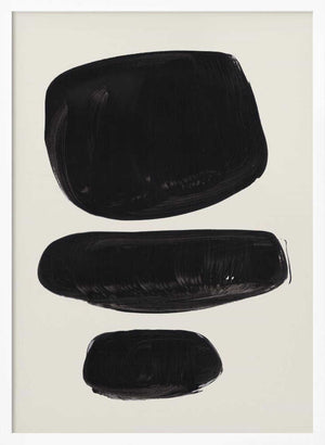Tablou înramat „Ink Pebble” de Ejaaz Haniff