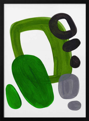 Tablou înramat „Midcentury Olive” de Ejaaz Haniff