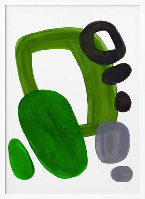 Tablou înramat „Midcentury Olive” de Ejaaz Haniff