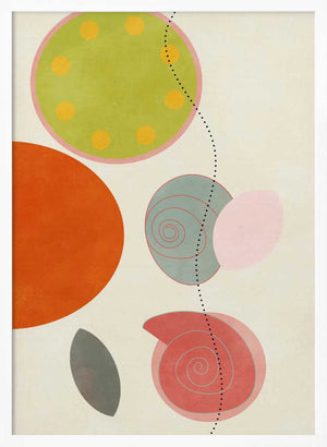 Tablou înramat „Friendly Colors Hilma 1” de Ana Rut Bre