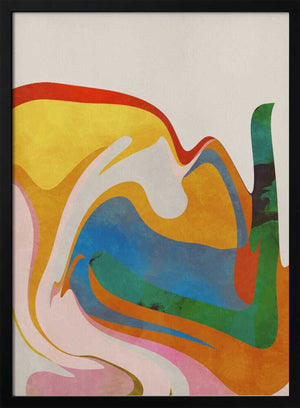 Tablou înramat „Organic Bauhaus Waved” de Ana Rut Bre