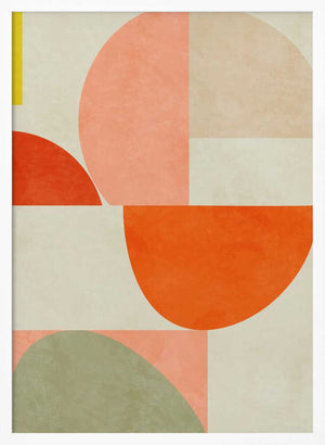 Tablou înramat „Summer Circles22 2 V” de Ana Rut Bre