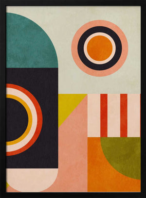 Tablou înramat „Playing Around Shapes 2” de Ana Rut Bre