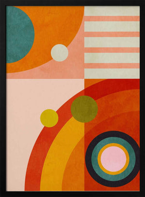 Tablou înramat „Playing Around Shapes 3” de Ana Rut Bre