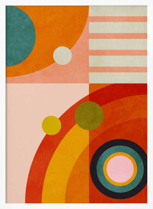 Tablou înramat „Playing Around Shapes 3” de Ana Rut Bre