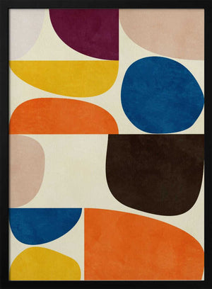 Tablou înramat „Vivid Bauhaus” de Ana Rut Bre