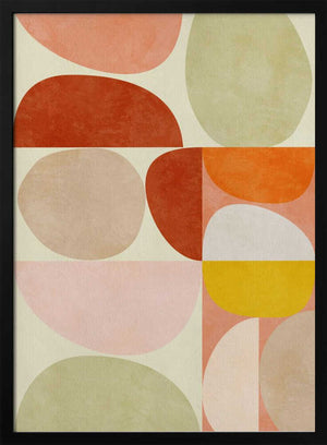 Tablou înramat „Pastel Geometry” de Ana Rut Bre