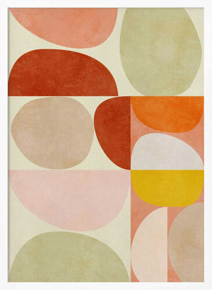 Tablou înramat „Pastel Geometry” de Ana Rut Bre