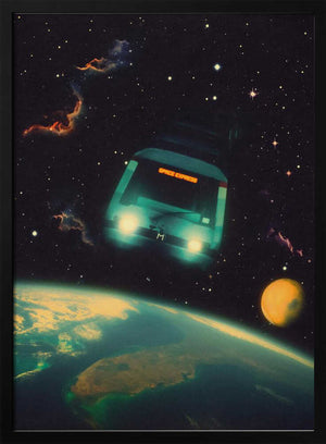 Tablou înramat „The Space Express” de Taudalpoi