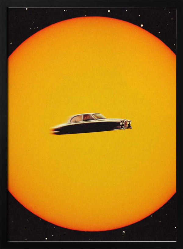 Tablou înramat „Space Chase” de Taudalpoi