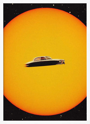 Tablou înramat „Space Chase” de Taudalpoi