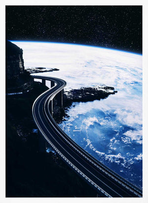 Tablou înramat „Road To Infinity” de Taudalpoi