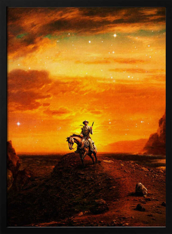 Tablou înramat „Courage” de Taudalpoi