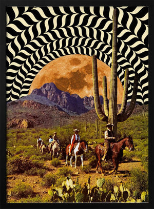 Tablou înramat „Illusionary Cowboys” de Taudalpoi