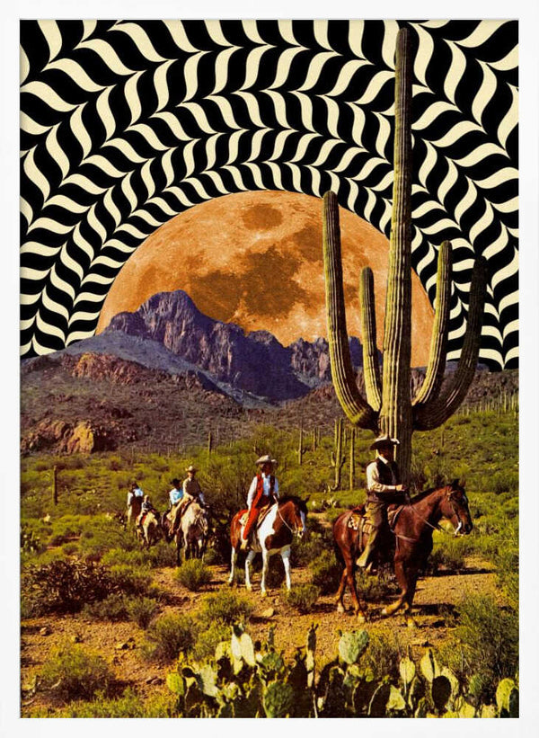 Tablou înramat „Illusionary Cowboys” de Taudalpoi