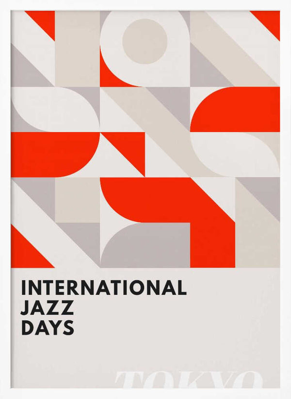 Tablou înramat „Jazz Days Tokyo” de Kubistika