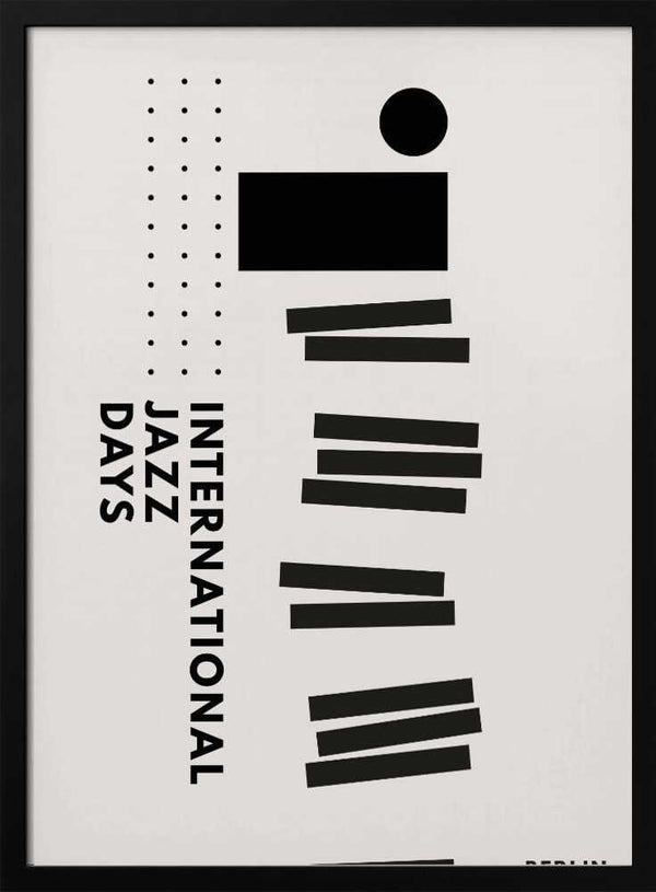 Tablou înramat „Jazzy Days 4” de Kubistika