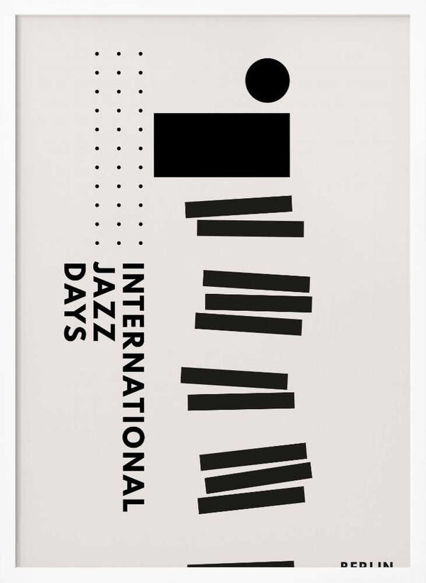 Tablou înramat „Jazzy Days 4” de Kubistika