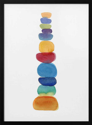 Tablou înramat „Color Tower” de Louise van Terheijden