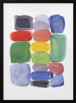 Tablou înramat „Color Blocks 2” de Louise van Terheijden