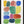 Tablou înramat „Color Blocks 3” de Louise van Terheijden