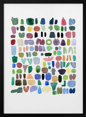 Tablou înramat „Beach Combing 2” de Louise van Terheijden