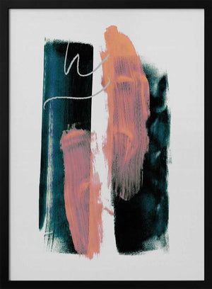 Tablou înramat „Abstract Brush Strokes 3x A1” de Mareike Böhmer