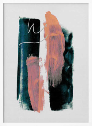 Tablou înramat „Abstract Brush Strokes 3x A1” de Mareike Böhmer