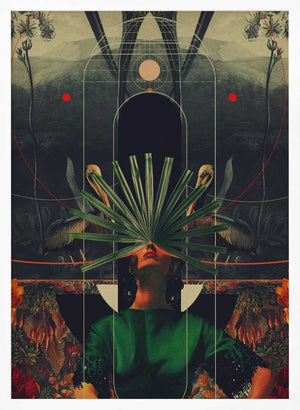 Tablou înramat „She Saw the Equator” de Frank Moth