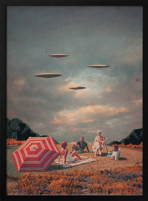 Tablou înramat „Pretend They Never Came” de Frank Moth