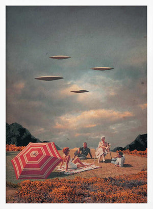 Tablou înramat „Pretend They Never Came” de Frank Moth