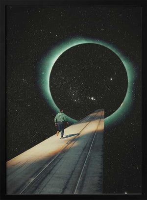 Tablou înramat „Escaping Into the Void” de Frank Moth