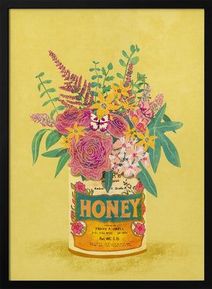 Tablou înramat „Flowers In a vintage Honey Can” de Raissa Oltmanns