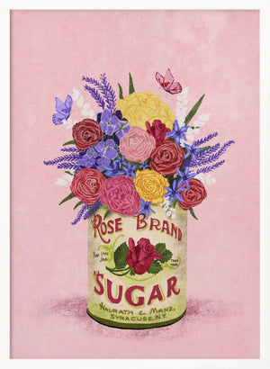 Tablou înramat „Flowers In a vintage Can” de Raissa Oltmanns