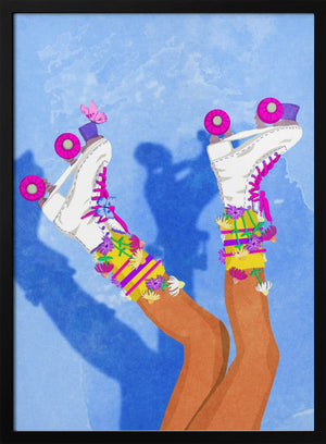 Tablou înramat „Skate like a Girl” de Raissa Oltmanns